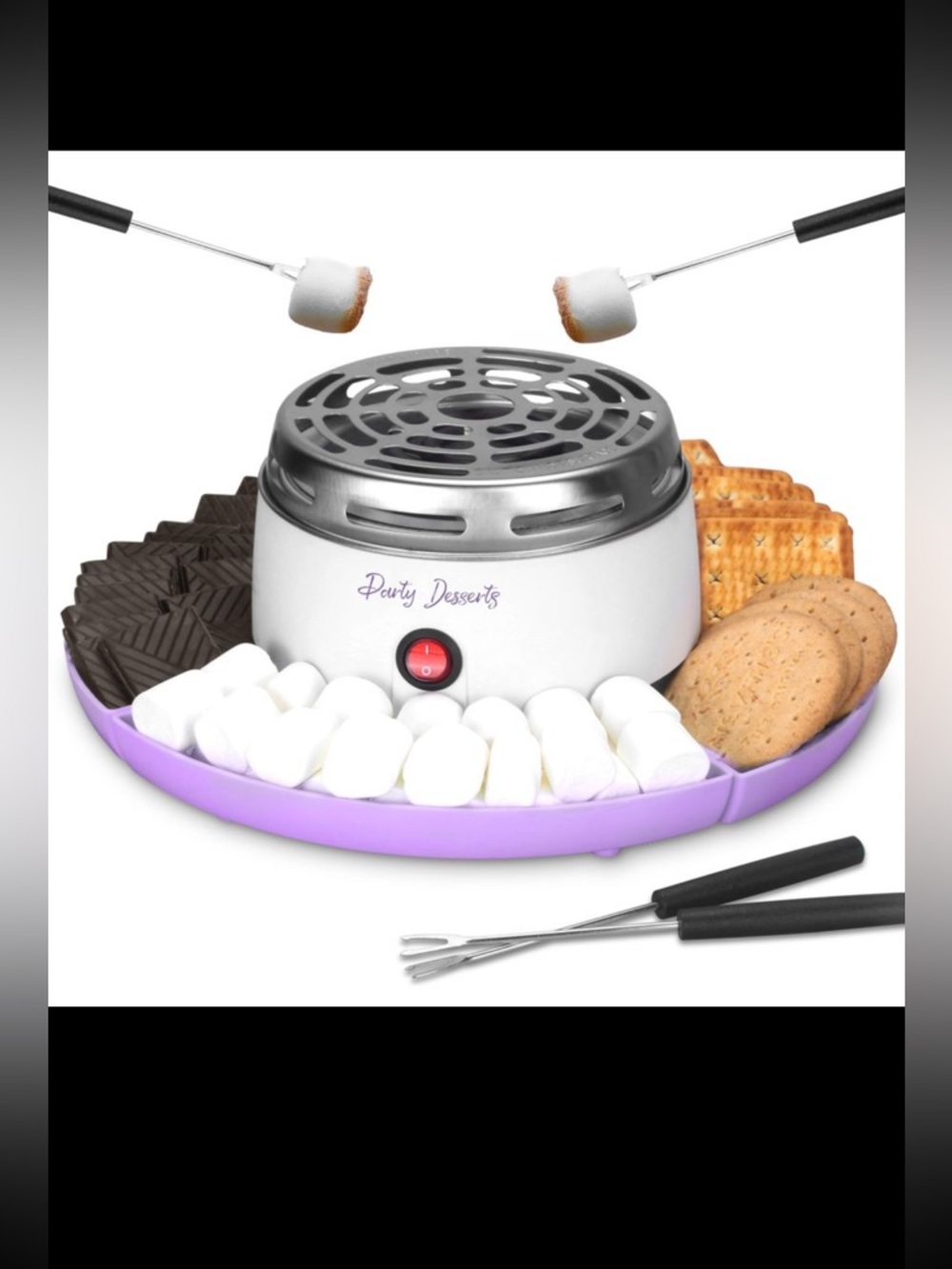 Electric S'mores & Marshmallow Maker - Purple